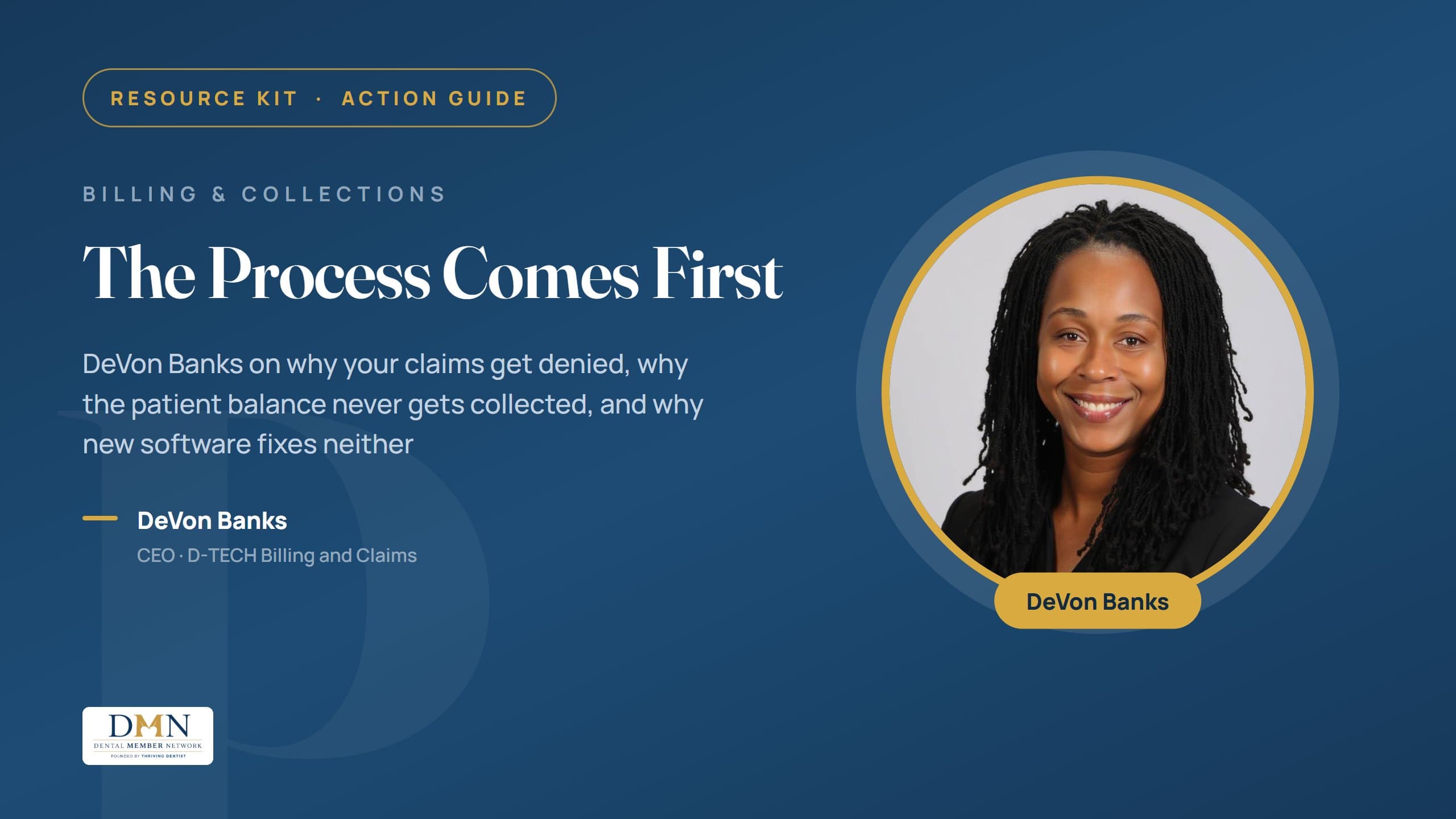 The Process Comes First resource kit featuring DeVon Banks